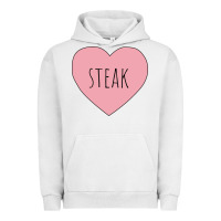 Pigment Lunar Rock i heart steak Urban Hoodie - linhVisuals