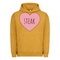 Pigment Peanut Butter i heart steak Urban Hoodie - linhVisuals
