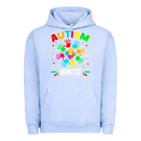 Pigment Grape Ice autistic auntie puzzle support family autism awareness sweatshirt Urban Hoodie - linhVisuals