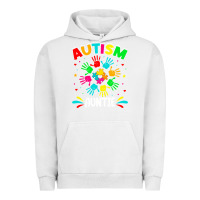 Pigment Lunar Rock autistic auntie puzzle support family autism awareness sweatshirt Urban Hoodie - linhVisuals