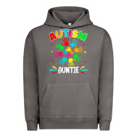 Pigment Tornado autistic auntie puzzle support family autism awareness sweatshirt Urban Hoodie - linhVisuals