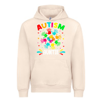 Sandshell autistic auntie puzzle support family autism awareness sweatshirt Urban Hoodie - linhVisuals