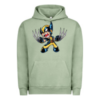 Pigment Oil Green wolverine Urban Hoodie - linhVisuals