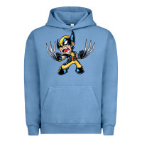 Pigment Pebble Blue wolverine Urban Hoodie - linhVisuals