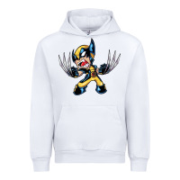 White wolverine Urban Hoodie - linhVisuals