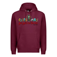 Burgundy christmas for god so loved john 3 16 Premium Hoodie - Jasminsmagicworld