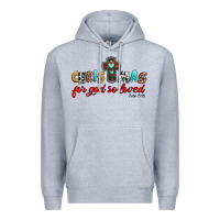 Heather Grey christmas for god so loved john 3 16 Premium Hoodie - Jasminsmagicworld