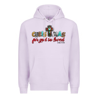 Lilac christmas for god so loved john 3 16 Premium Hoodie - Jasminsmagicworld