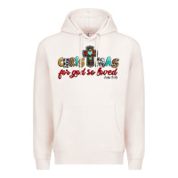 Pale Pink christmas for god so loved john 3 16 Premium Hoodie - Jasminsmagicworld