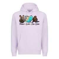 Lilac Peace Love Sea Lion Premium Hoodie - LillyAllenDesigns