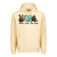 Pina Colada Peace Love Sea Lion Premium Hoodie - LillyAllenDesigns