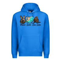 True Royal Peace Love Sea Lion Premium Hoodie - LillyAllenDesigns