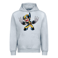 Heather Grey wolverine Urban Hoodie - linhVisuals