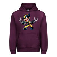 Mauve Wine wolverine Urban Hoodie - linhVisuals