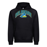 Black delaware blue hens Urban Hoodie - linhVisuals