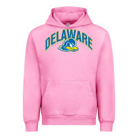 Fuchsia Pink delaware blue hens Urban Hoodie - linhVisuals