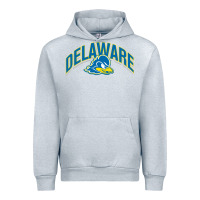 Heather Grey delaware blue hens Urban Hoodie - linhVisuals