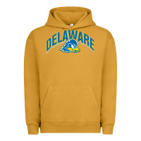 Pigment Peanut Butter delaware blue hens Urban Hoodie - linhVisuals
