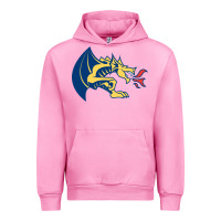 Fuchsia Pink drexel dragons Urban Hoodie - linhVisuals