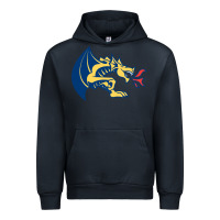 Navy drexel dragons Urban Hoodie - linhVisuals