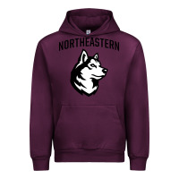 Mauve Wine northeastern huskies Urban Hoodie - linhVisuals