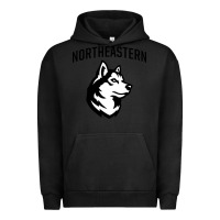 Pigment Black northeastern huskies Urban Hoodie - linhVisuals