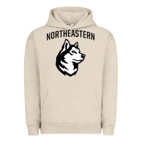 Pigment French Oak northeastern huskies Urban Hoodie - linhVisuals