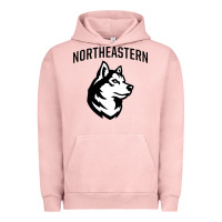Pigment Salmon northeastern huskies Urban Hoodie - linhVisuals