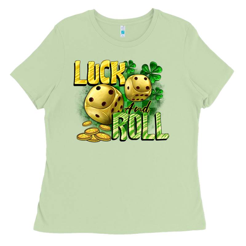 Luck And Roll Ladies Tee by CowGirlArtShop | Teevron