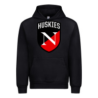 Black northeastern huskies Urban Hoodie - linhVisuals