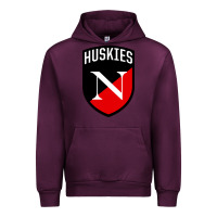 Mauve Wine northeastern huskies Urban Hoodie - linhVisuals