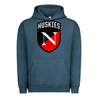 Pigment Midnight Navy northeastern huskies Urban Hoodie - linhVisuals