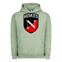 Pigment Oil Green northeastern huskies Urban Hoodie - linhVisuals