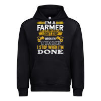 Black farmer Urban Hoodie - linhVisuals