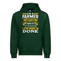 Forest Green farmer Urban Hoodie - linhVisuals