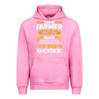 Fuchsia Pink farmer Urban Hoodie - linhVisuals