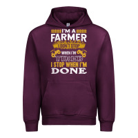 Mauve Wine farmer Urban Hoodie - linhVisuals