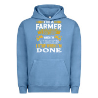 Pigment Pebble Blue farmer Urban Hoodie - linhVisuals
