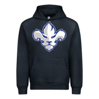 Navy trois rivières ice hockey Urban Hoodie - linhVisuals