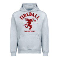 Heather Grey vintag fireball   whisky Urban Hoodie - linhVisuals