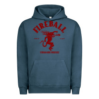 Pigment Midnight Navy vintag fireball   whisky Urban Hoodie - linhVisuals