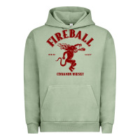 Pigment Oil Green vintag fireball   whisky Urban Hoodie - linhVisuals