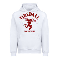 White vintag fireball   whisky Urban Hoodie - linhVisuals