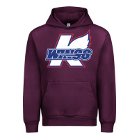Mauve Wine Kalamazoo ice hockey Urban Hoodie - linhVisuals