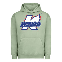 Pigment Oil Green Kalamazoo ice hockey Urban Hoodie - linhVisuals