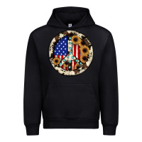 Black Peace sign Urban Hoodie - JahusDesignShop