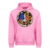 Fuchsia Pink Peace sign Urban Hoodie - JahusDesignShop