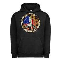 Pigment Black Peace sign Urban Hoodie - JahusDesignShop