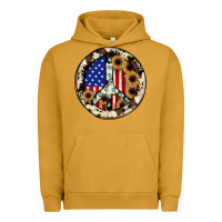 Pigment Peanut Butter Peace sign Urban Hoodie - JahusDesignShop