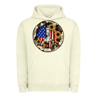 Pigment Pistachio Peace sign Urban Hoodie - JahusDesignShop